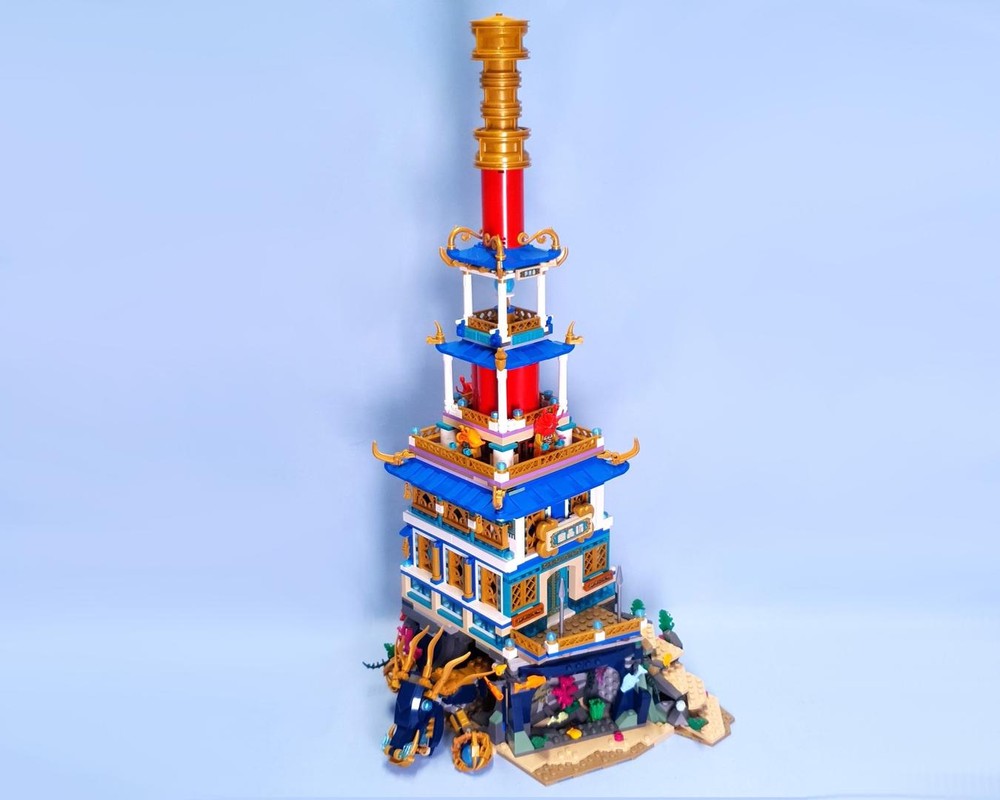 Lego Underwater Dragon Temple