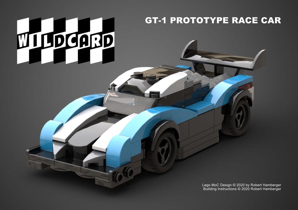 Lego Wildcard - A city-scaled racecar MoC