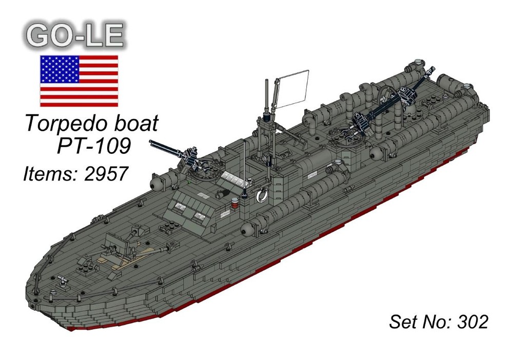 Lego Torpedo boat PT-109