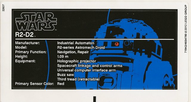 Lego Sticker Sheet for Set 10225-1