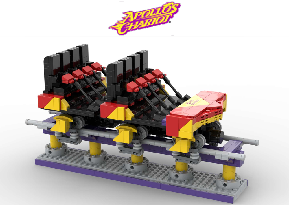 Lego ROLLERCOASTER - APOLLO'S CHARIOT - Busch Gardens Williamsburg