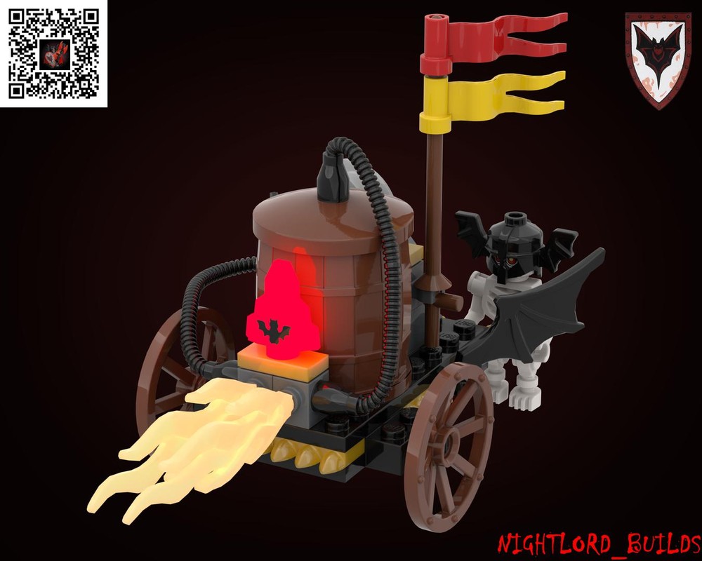 Lego Fright Knight's Hellfire Cart