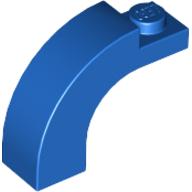 Lego Brick Arch 1 x 3 x 2 Curved Top / Blue