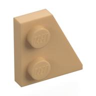Lego Wedge Plate 2 x 2 Right / Warm Tan