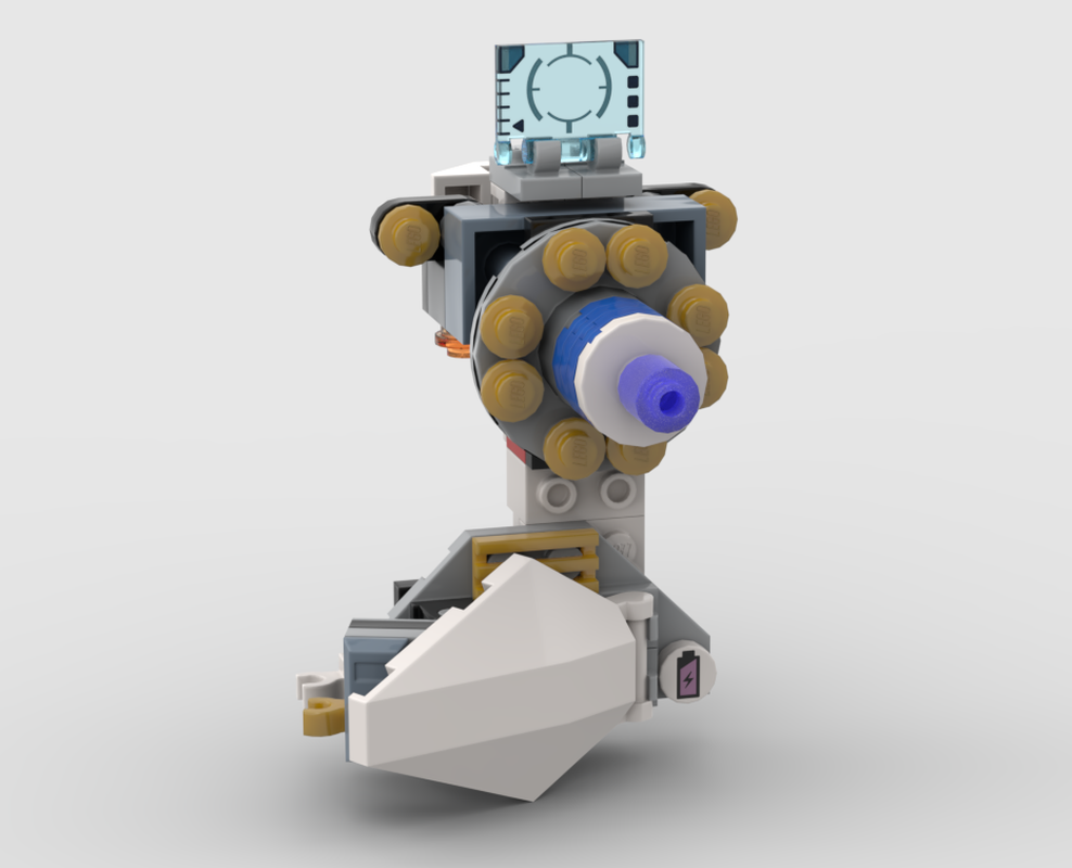 Lego Turret add-on to Modular galactic spaceship (set 60446)