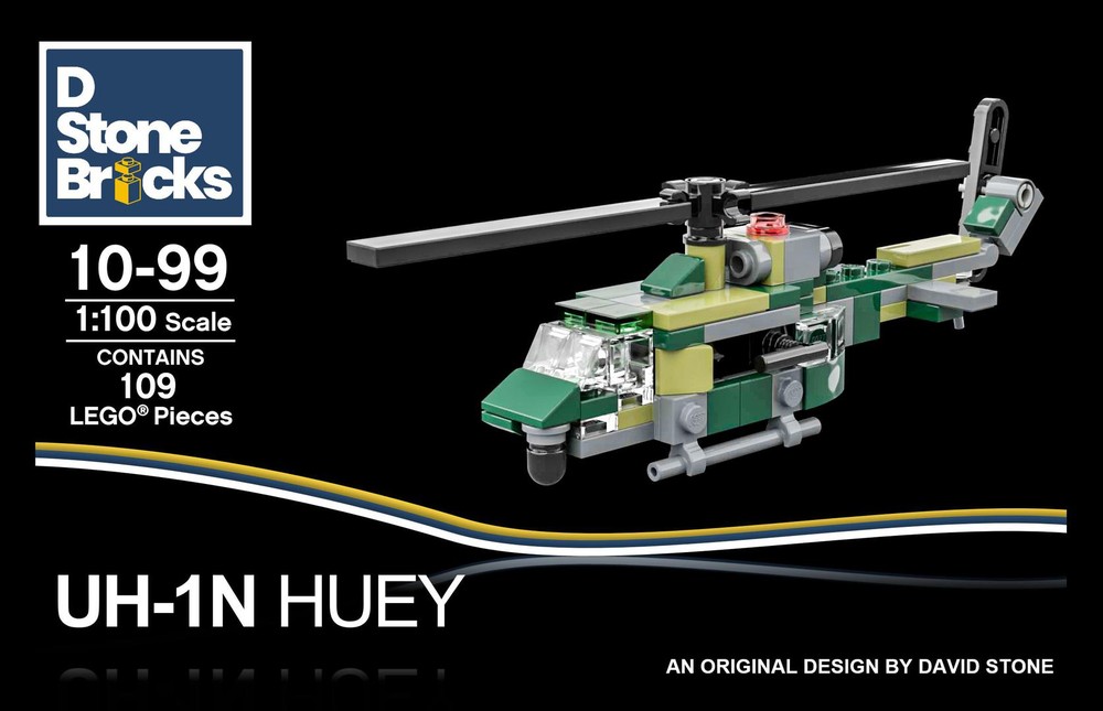 Lego UH-1N Huey Micro Helicopter