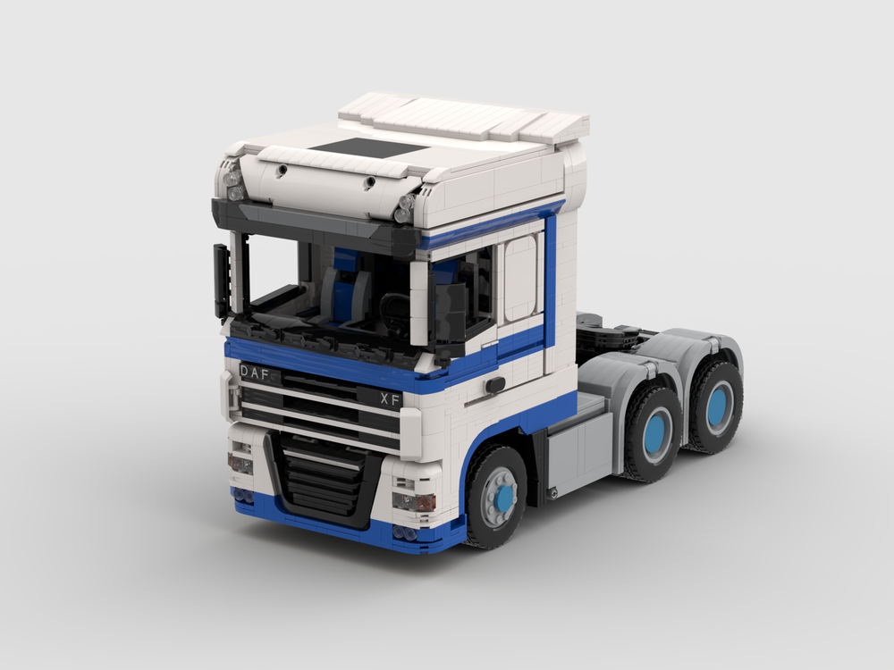 Lego DAF XF 105 6X4 tractor(truck) blue