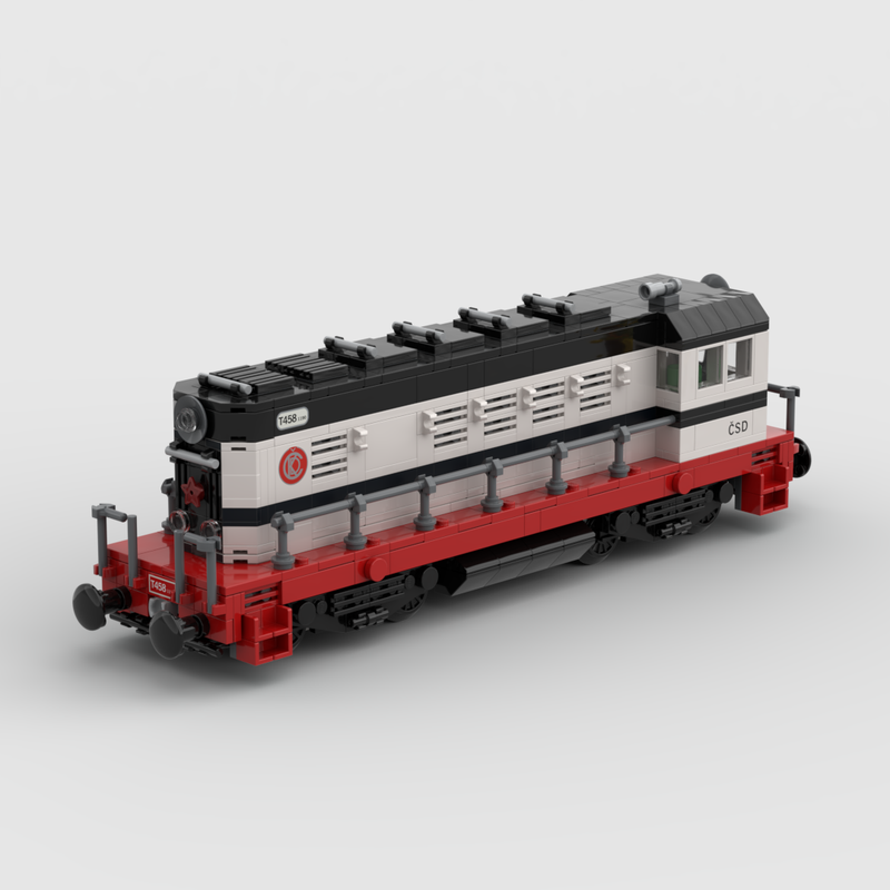 Lego ČSD Class T 458.1 Diesel Locomotive