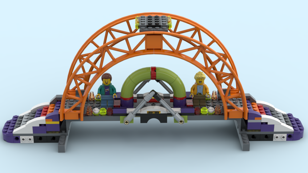 Lego 60313 Alternative Build - Arch Bridge