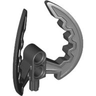 Lego Large Figure Weapon, Claw, Climbing Claw / Kodan Ball Half (Toa Nuva) / Black