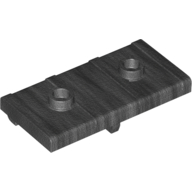 Lego Treasure Chest Lid, Flat with 2 Studs / Pearl Titanium