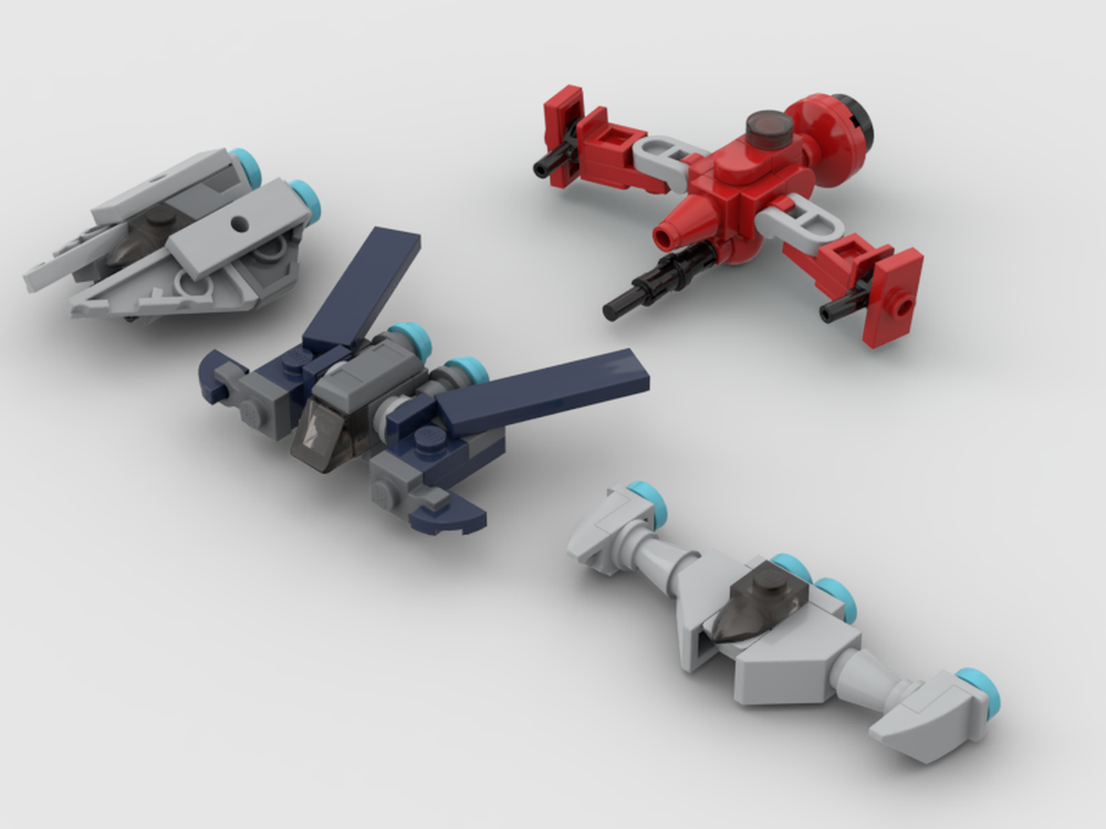 Lego 1:250 scale SLF fighters NANO
