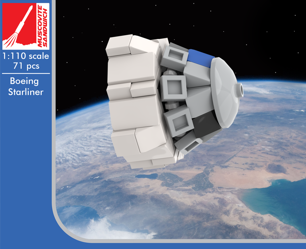 Lego Boeing Starliner [Saturn V scale]
