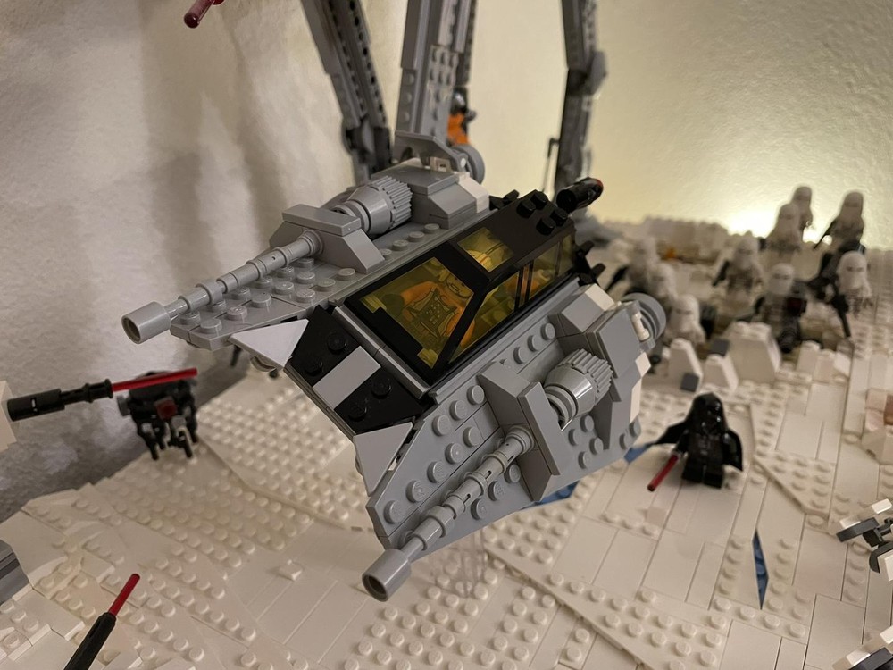 Lego Snowspeeder 2.0 with new 2025 cockpit piece