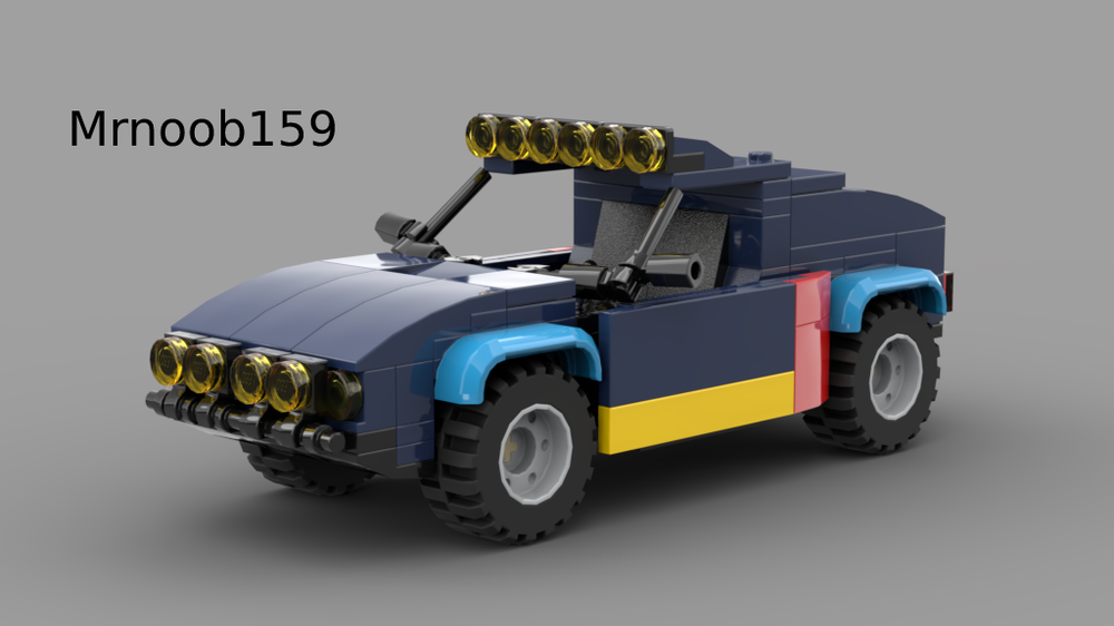 Lego Red bull dakar rally concept
