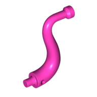 Lego Animal Body Part / Plant, Tail / Trunk / Tentacle / Tongue / Vine / Tree Branch (Long Tip) / Dark Pink
