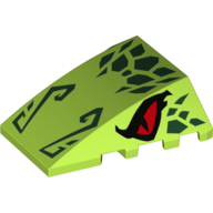 Lego Brick Wedged, Curved 4 x 4 No Top Studs