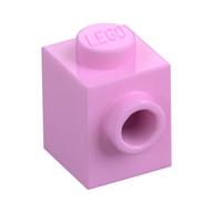 Lego Brick Special 1 x 1 with Stud on 1 Side / Bright Pink