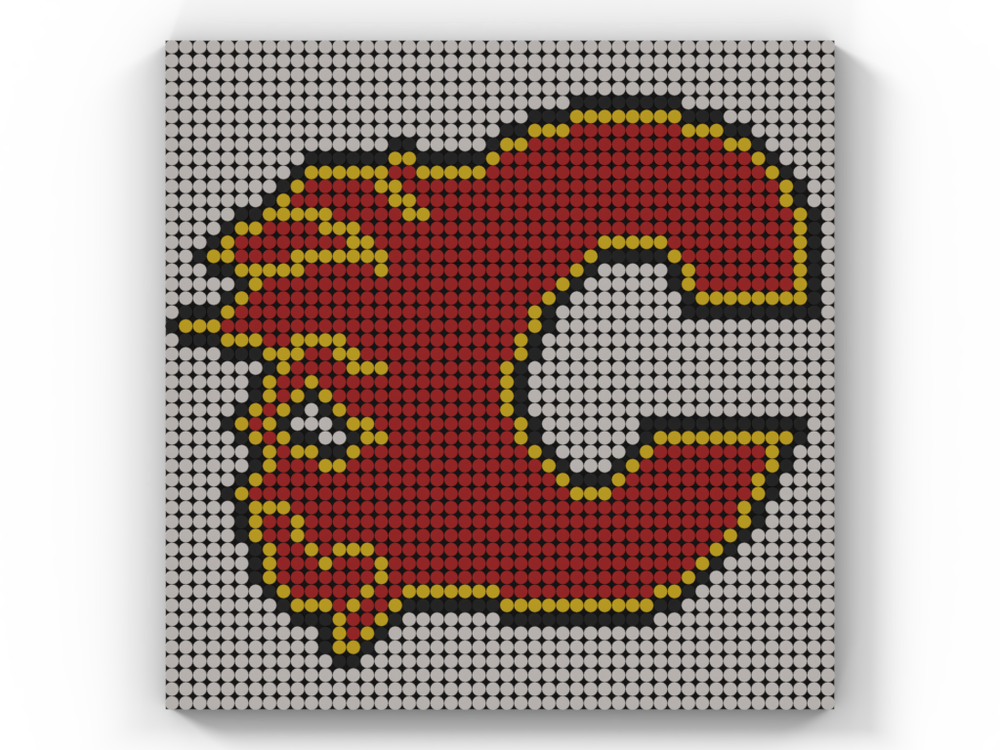 Lego Calgary Flames Logo