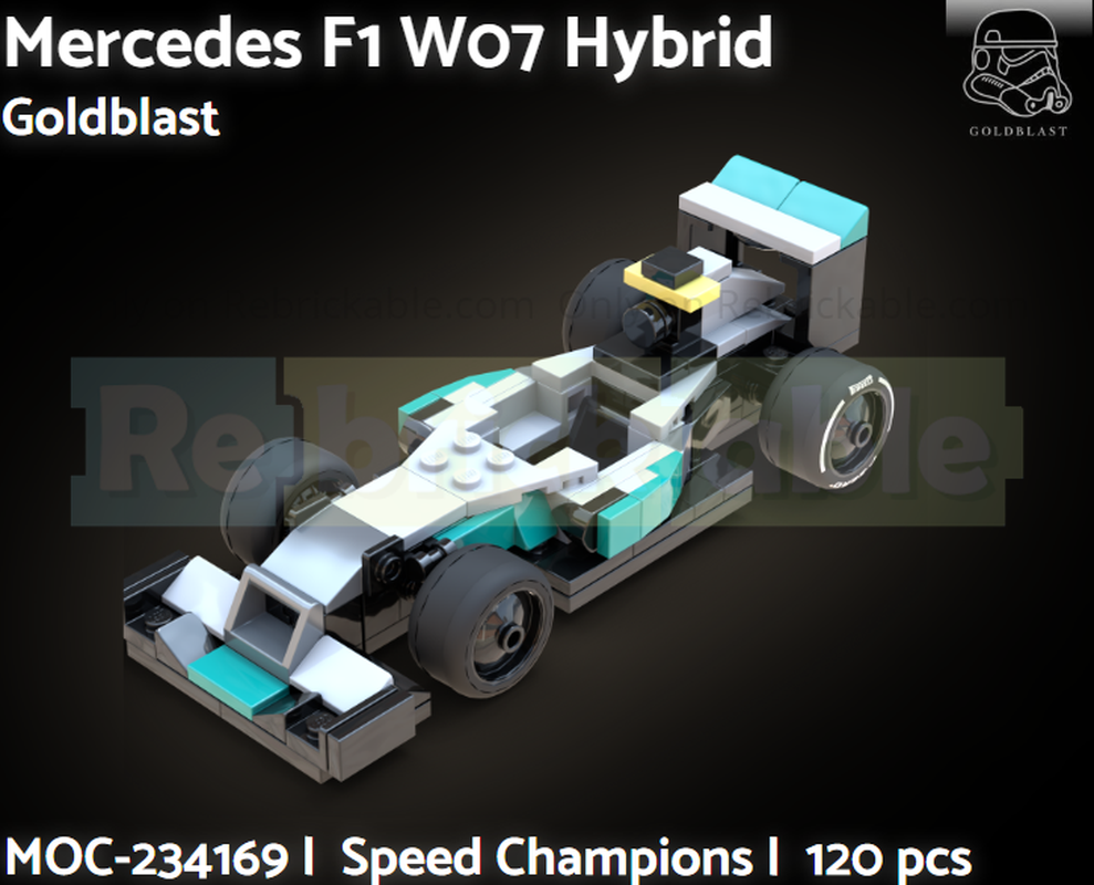 Lego Mercedez F1 W07 Hybrid