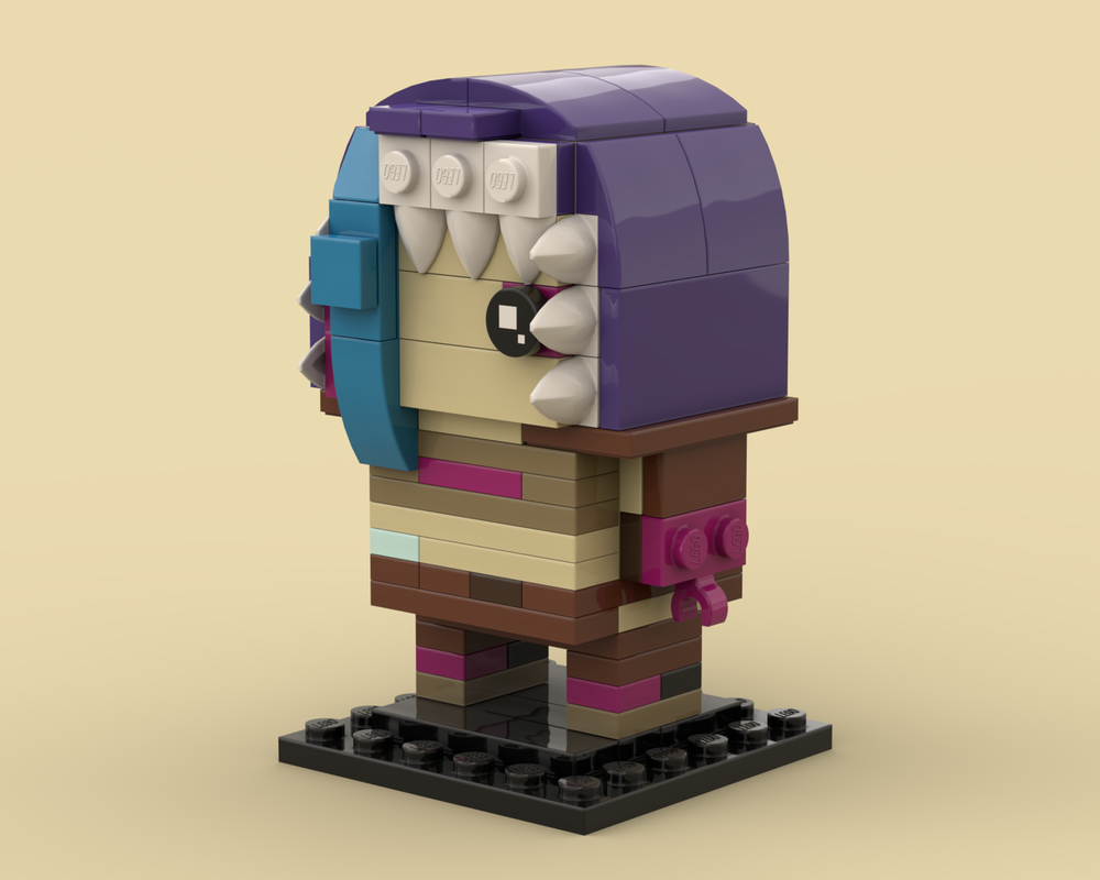 Lego BrickHeadz of Jinx Ep. 9 from Arcane - League of Legends