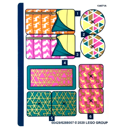 Lego Sticker Sheet for Set 41392-1