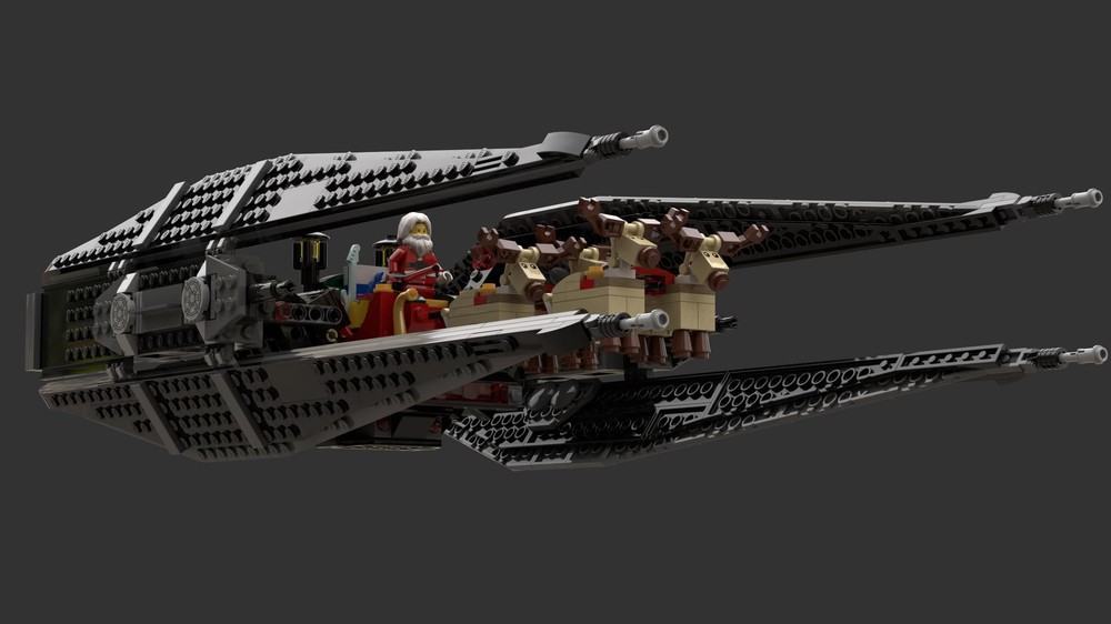 Lego Santa's TIE Fighter