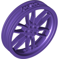 Lego Wheel 75 x 17 Motorcycle / Dark Purple