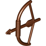 Lego Weapon Bow and Arrow [Large] / Reddish Brown