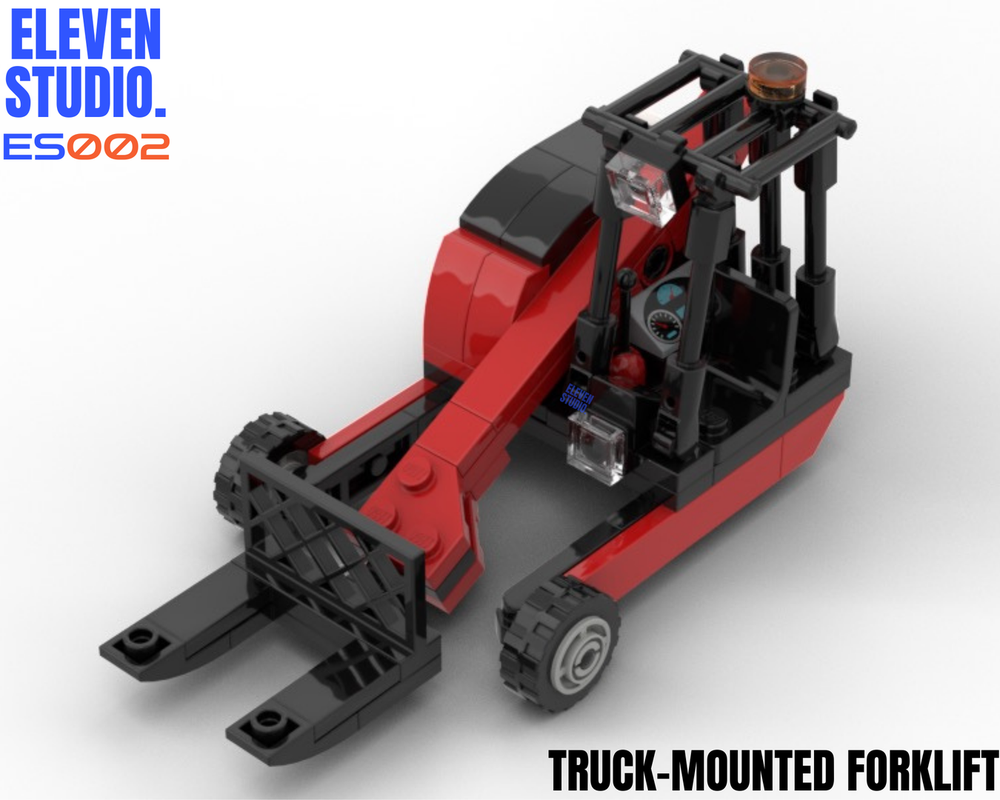 Lego Truck-Mounted Forklift