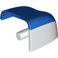Lego Animal Body Part, Wing, Right, Penguin with White Shoulder Pattern (Mario Suit) / Blue