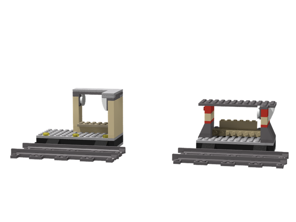 Lego 60050 Train Stops