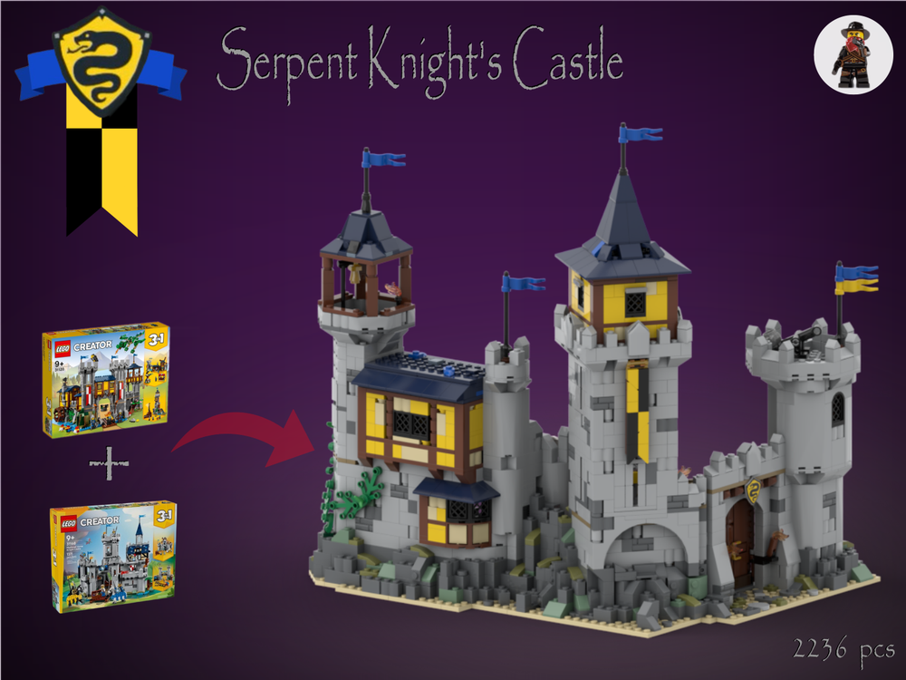 Lego Serpent Knight's Castle (31120 + 31168)