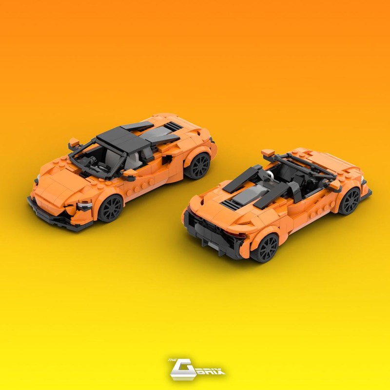 Lego Mclaren Artura 2in1 Orange - 8stud wide