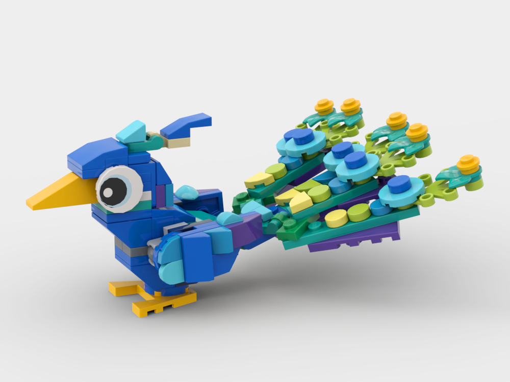 Lego Bird - Peacock