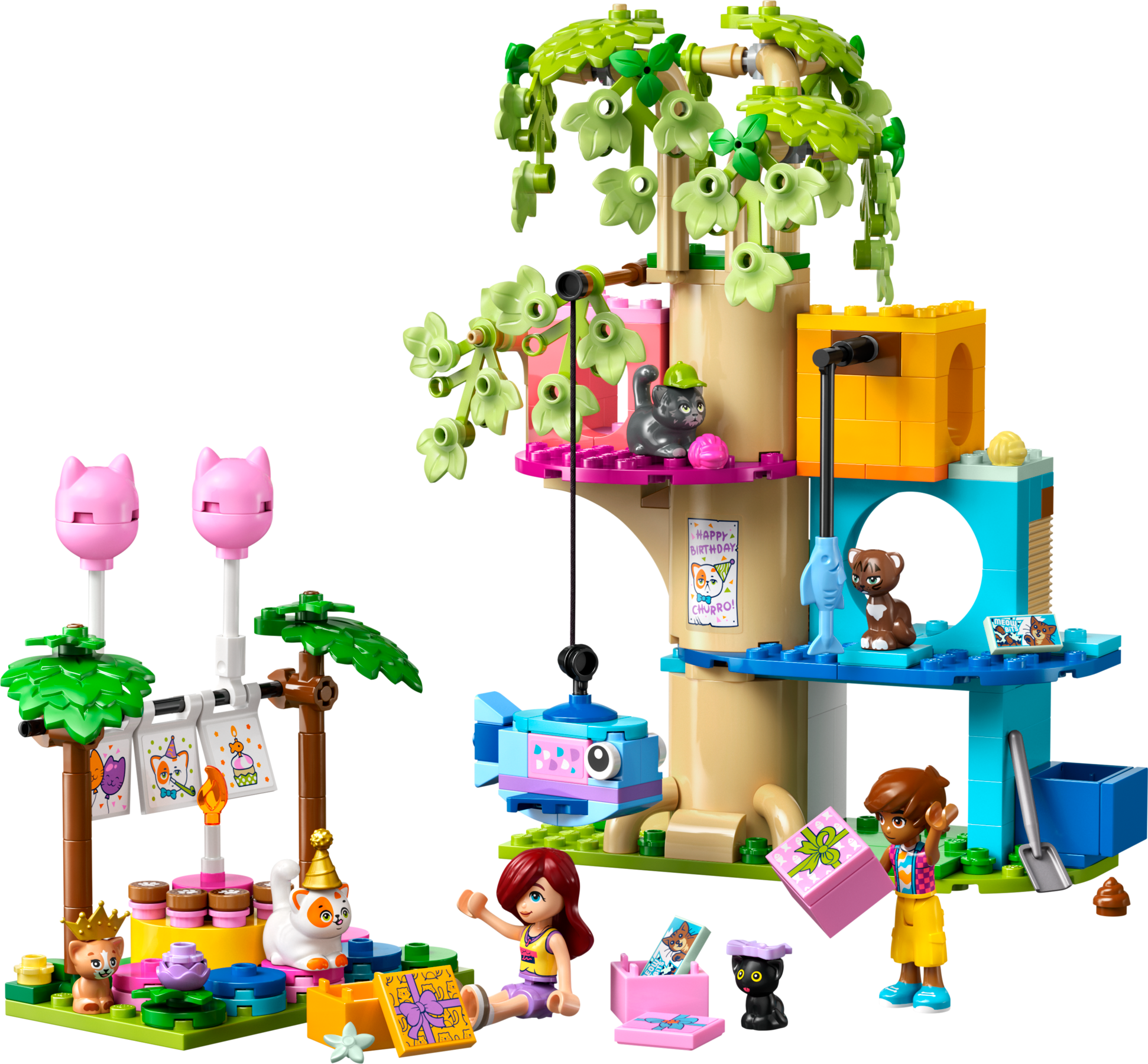 Lego Cat Birthday Party & Tree House