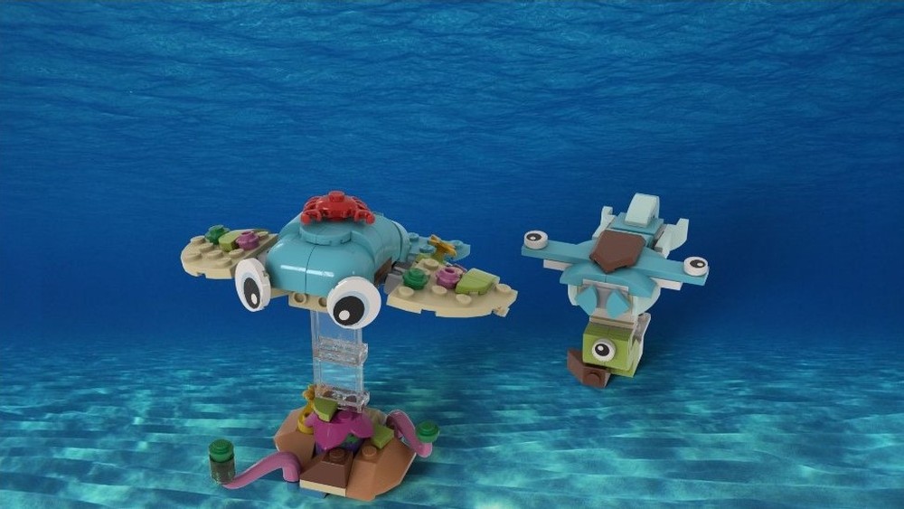 Lego Butterfish - 31128 alternate build