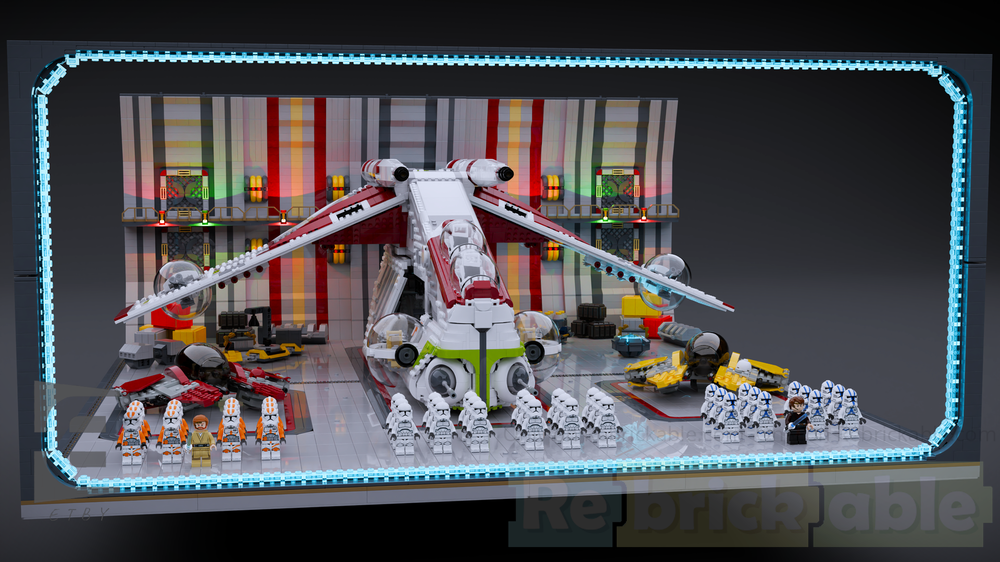 Lego Venator Hangar Bay - Display Base