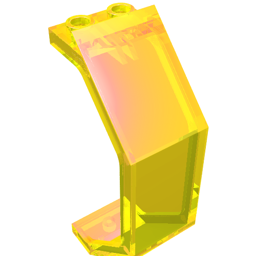 Lego Panel 3 x 2 x 6 / Trans-Yellow