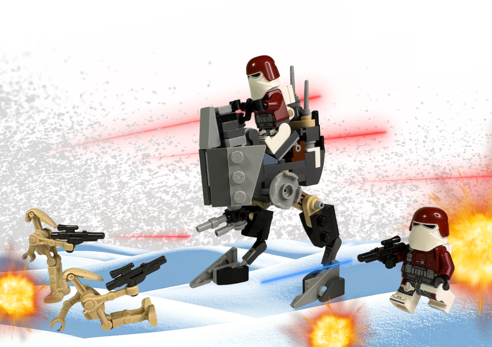 Lego AT-RT - Republic Juggernaut 75413 alternate side build