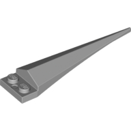 Lego Plate Special 1 x 2 with Angular Extension and Flexible Light Bluish Gray Tip / Light Bluish Gray