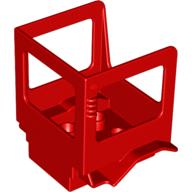Lego Duplo Backhoe Tractor Cabin / Red