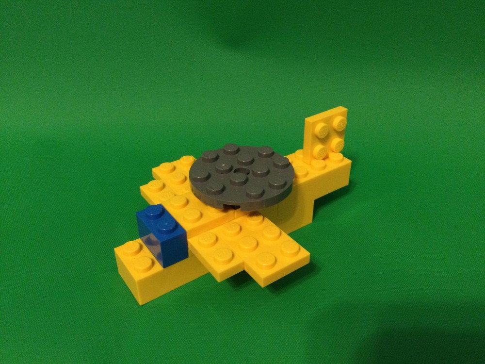 Lego Micro-Scale Modern Radar Plane