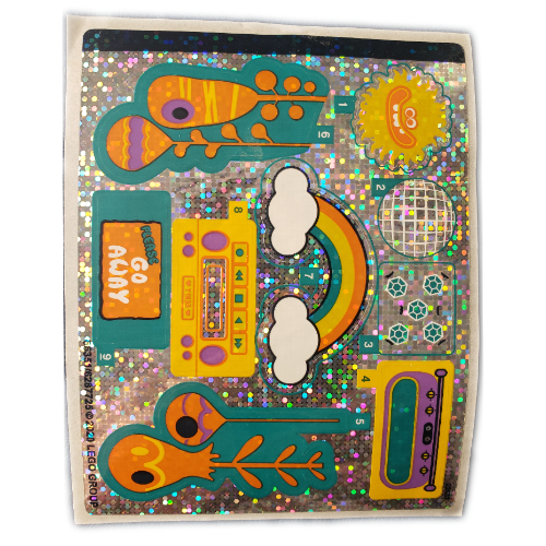 Lego Sticker Sheet for Set 41255-1 / [No Color/Any Color]