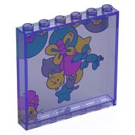 Lego Panel 1 x 6 x 5 with Balloons, Kittens, Butterflies Print