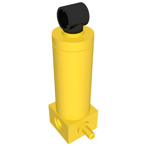 Lego Pneumatic Cylinder with 1 Inlet Medium (48mm)