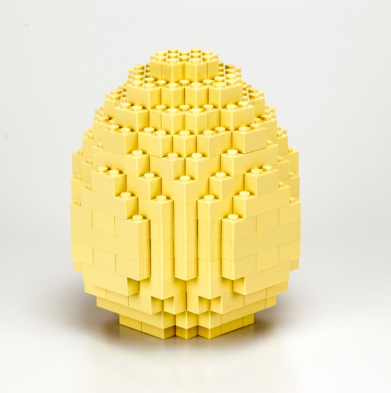 Lego Egg Sculpture