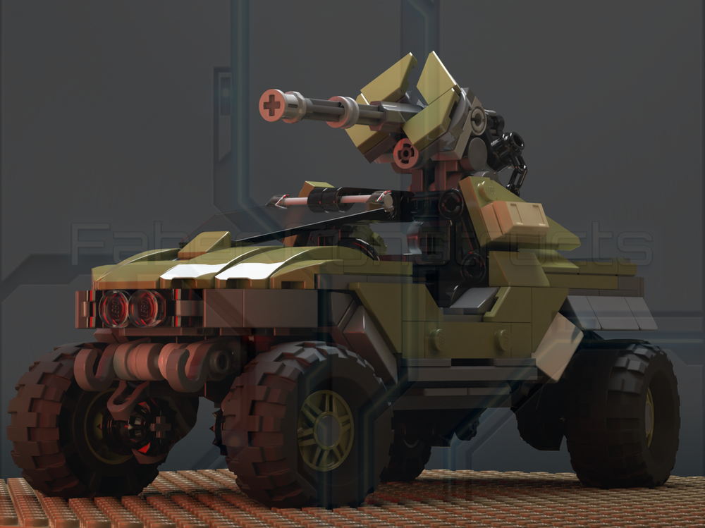 Lego M12 Warthog (Halo: Campaign Evolved Demo)