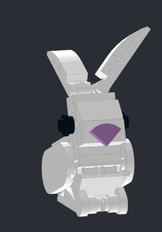 Lego Rabbit with erect ears