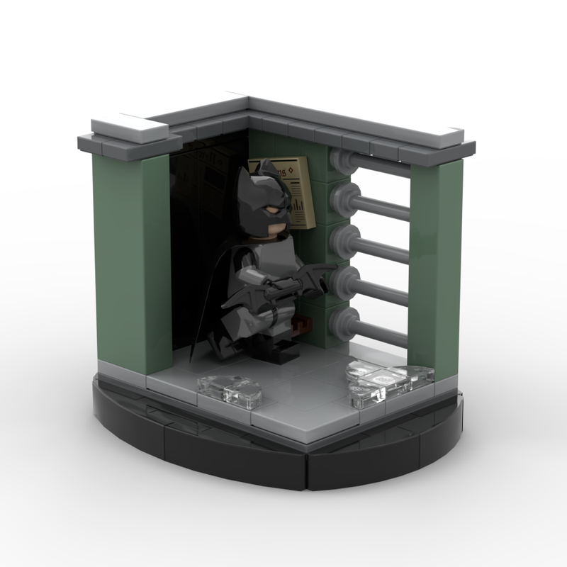 Lego The Bat-man Opening Scene Diorama